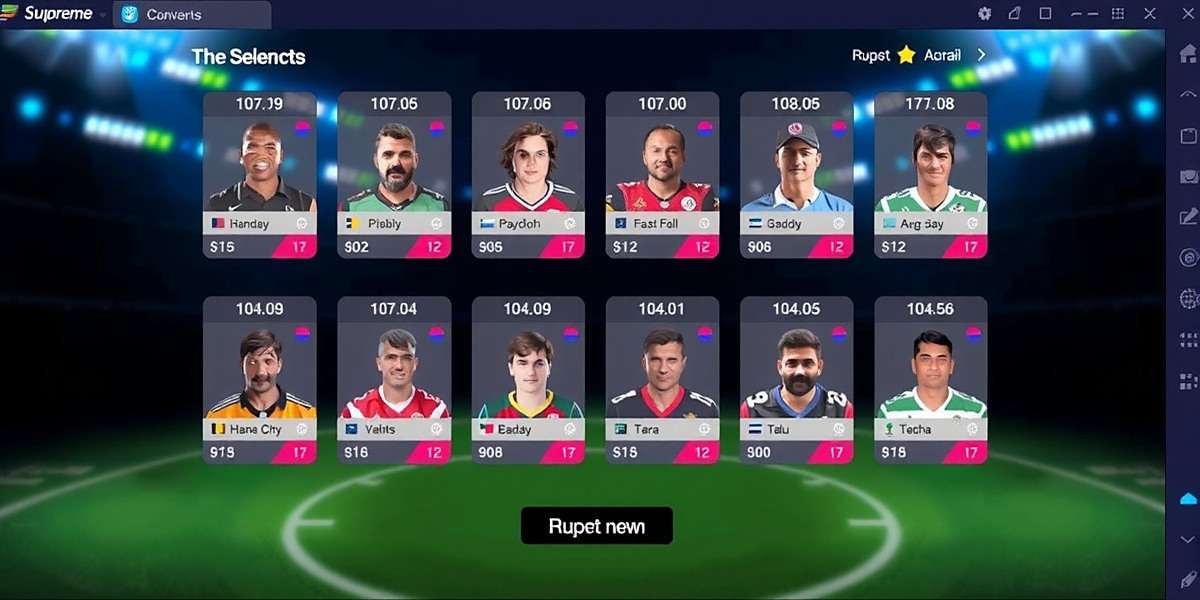 Indian NFL Supreme Fantasy Mode Indian NFL Supreme fantasy team selection screen showing player cards with rupee values