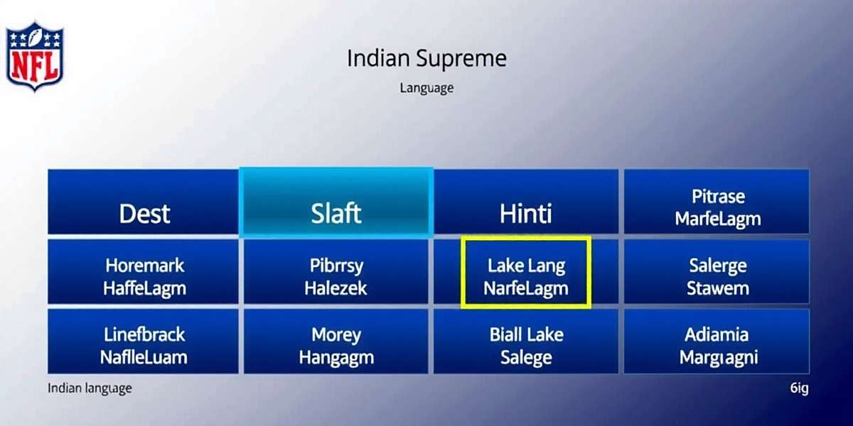 Indian NFL Supreme Language Support Indian NFL Supreme language selection screen showing various Indian language options